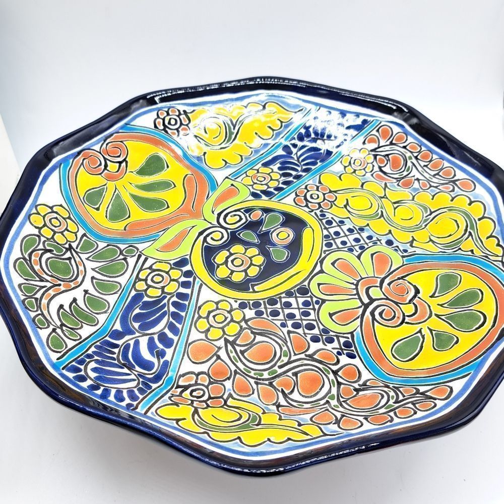 ‎Talavera Mexican Pottery Plate Stand
